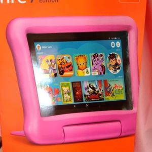 Just the pink fire 7 tablet case....no tablet included